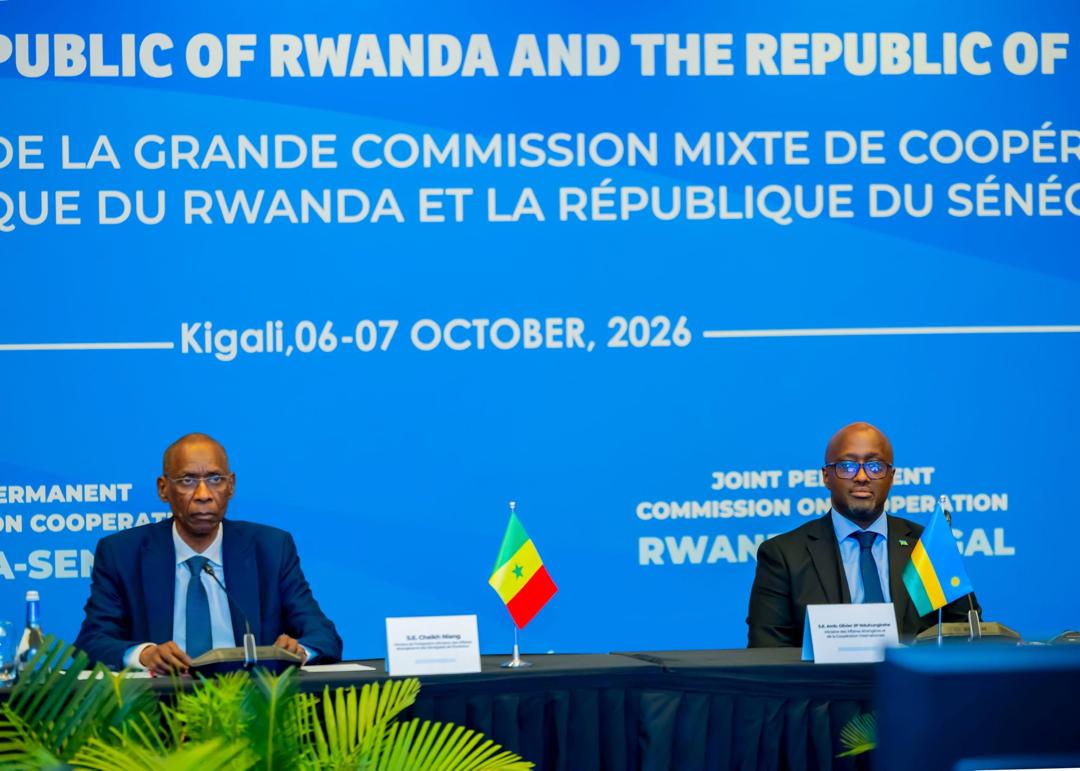 U Rwanda na Senegal byasinyanye amasezerano y’ubufatanye mu guteza imbere ishoramari n’ubucuruzi hagati y’ibihugu byombi