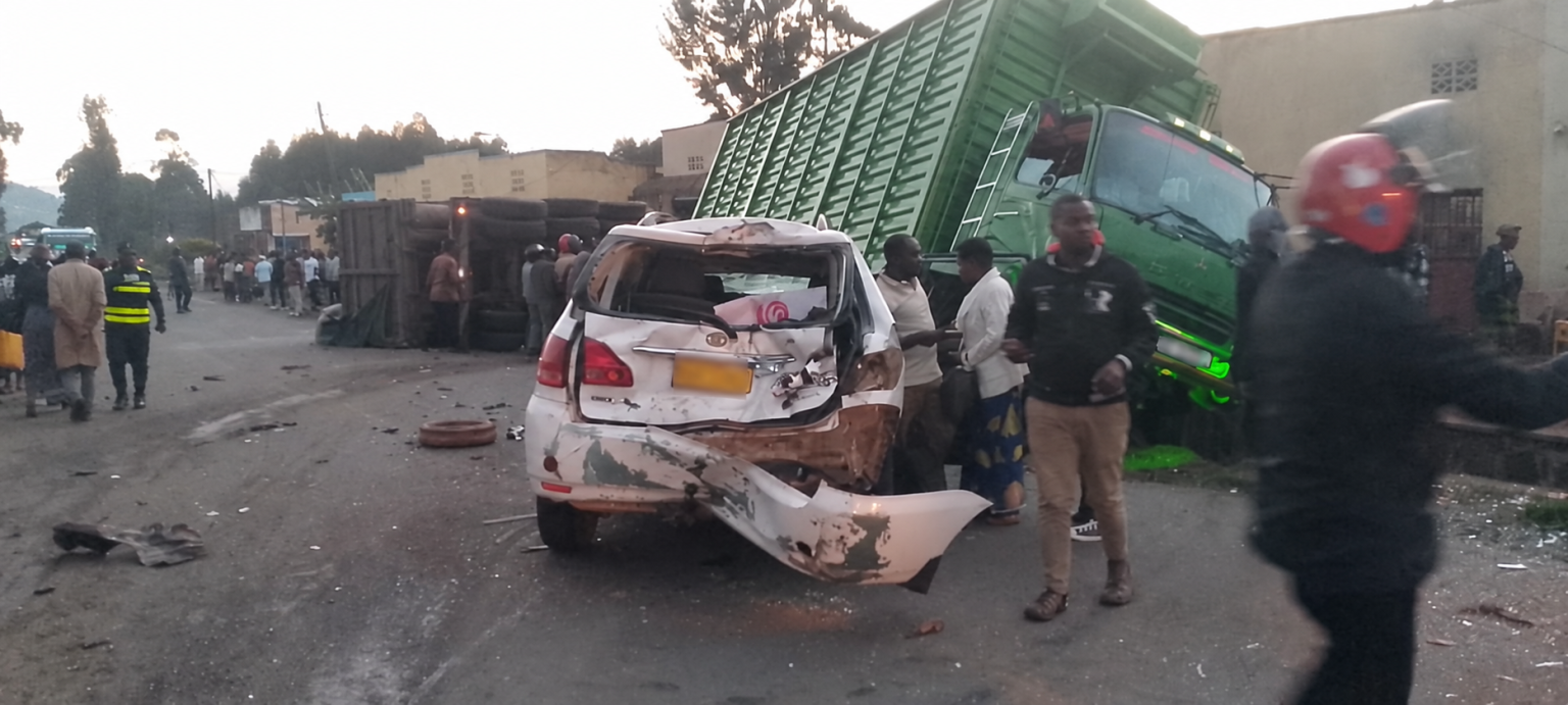 Musanze: Abantu batandatu bahitanywe n’impanuka ikomeye y’imodoka, abandi 12 barakomereka